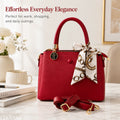 Sac Cabas Femme Bicolore PU Foulard Grande Capacité – CLEVI Paris
