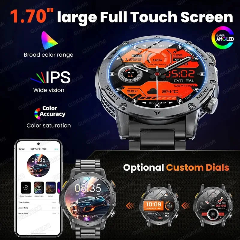 Montre Connectée AK87 Bluetooth GPS – CLEVI Paris