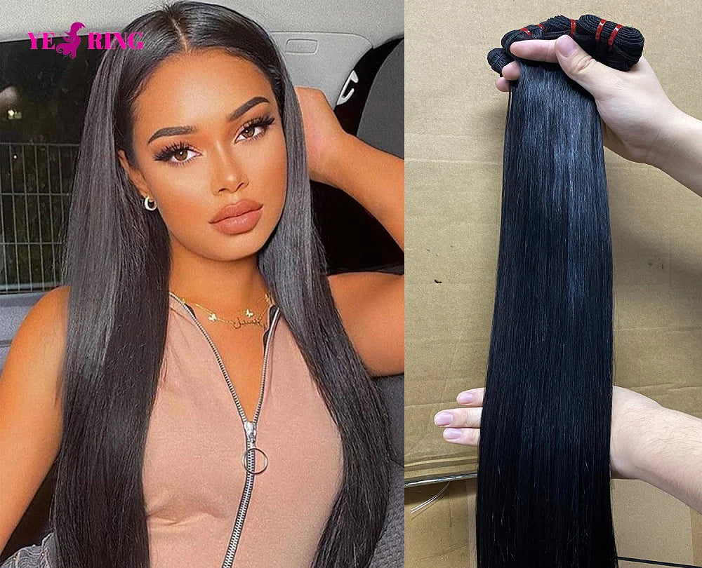 Extensions Cheveux Brésiliens Lisses Double Drawn 15A Virgin Remy Hair – CLEVI Paris
