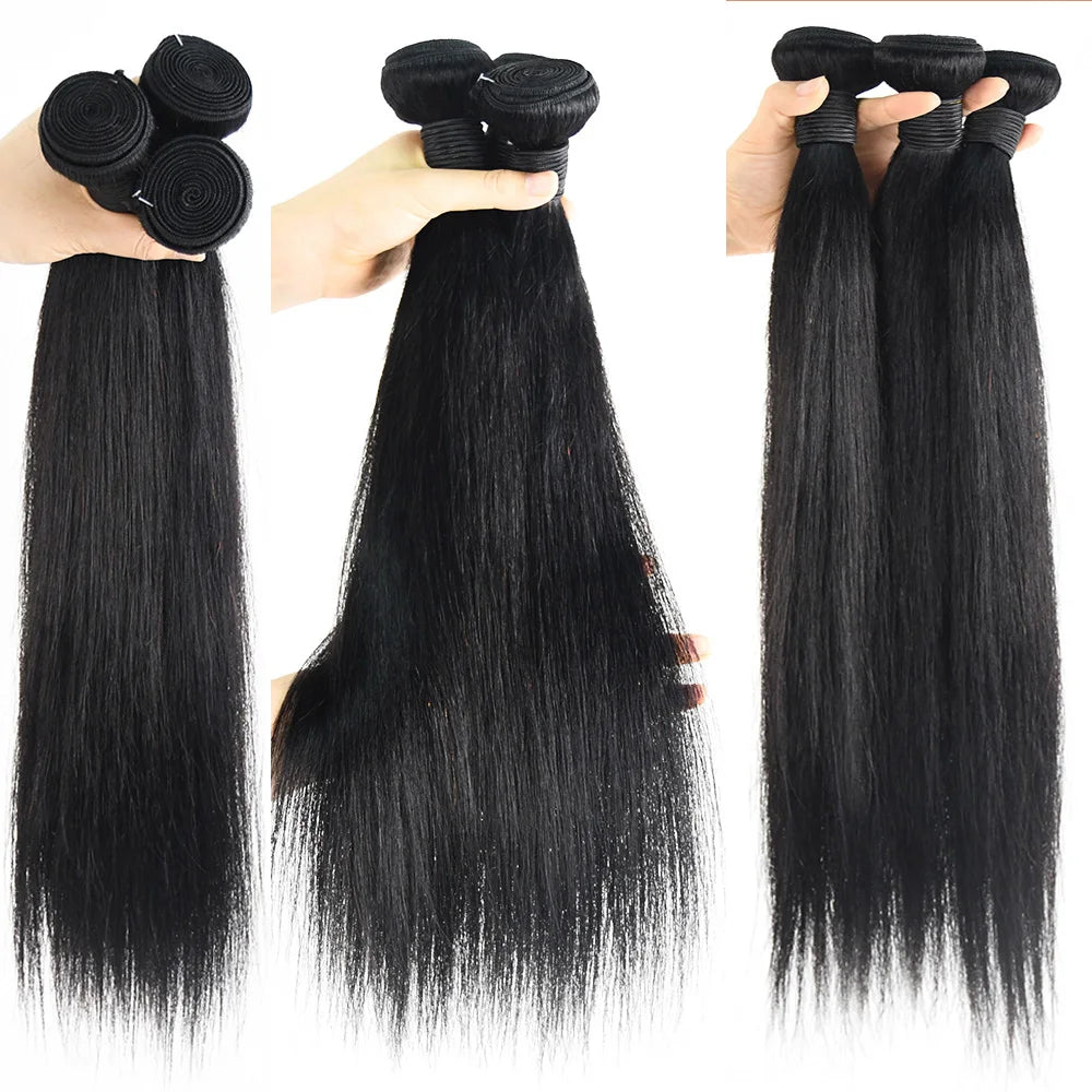 Extensions Cheveux Brésiliens Straight + Closure Lace 2x6/5x5/13x6 – CLEVI Paris