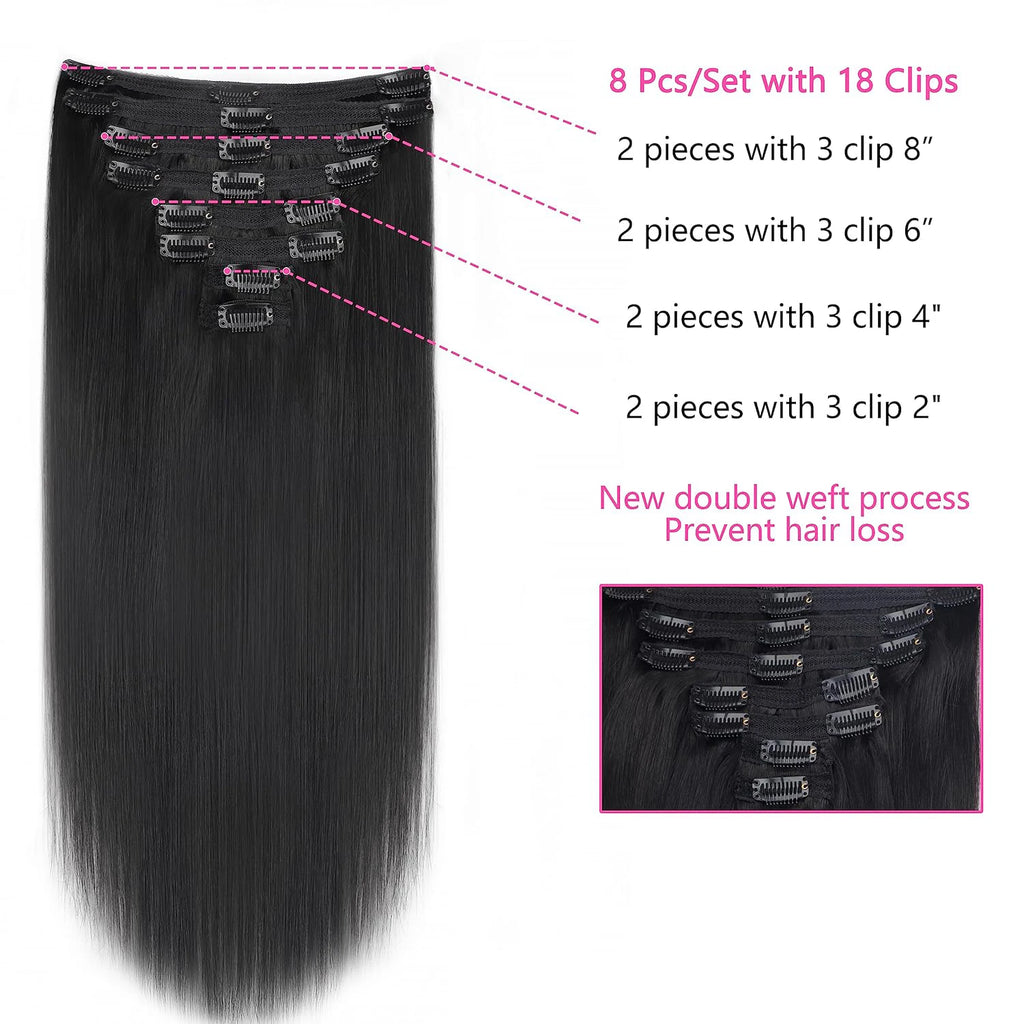 Extensions Cheveux Clips Remy Brésilien – CLEVI Paris