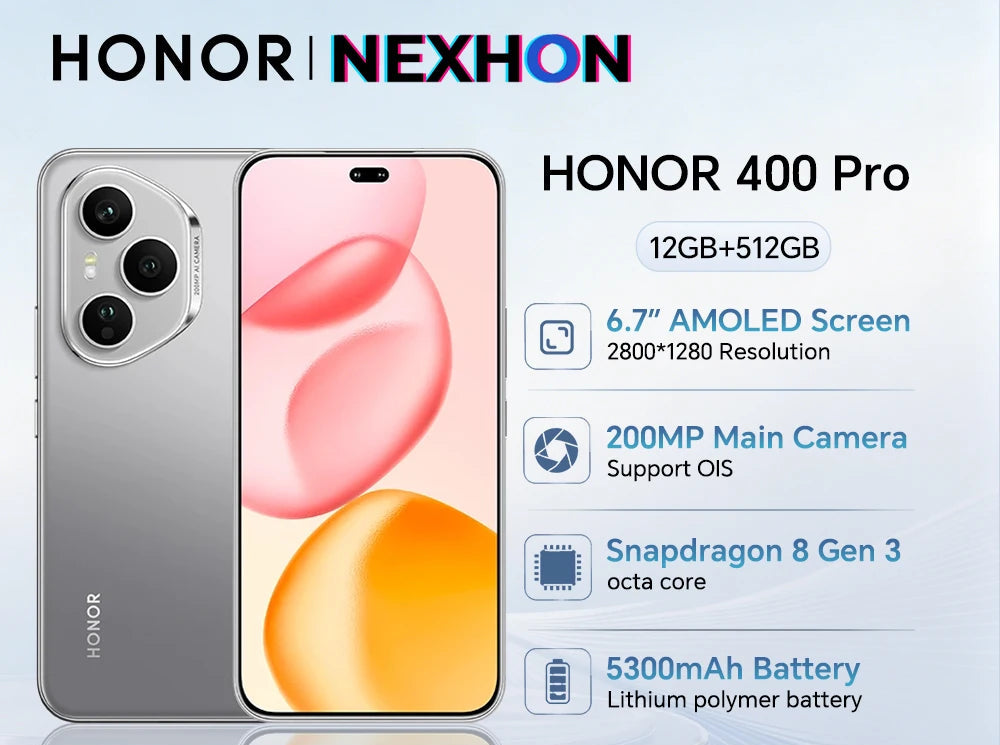 HONOR 400 Pro 5G 12 Go / 512 Go – CLEVI Paris