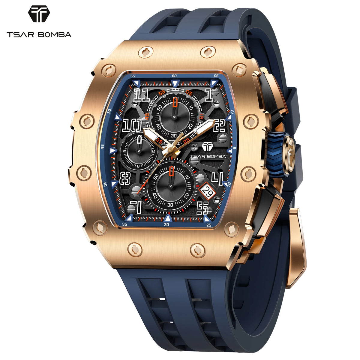 Montre chronographe TSAR BOMBA TB8204 – CLEVI Paris