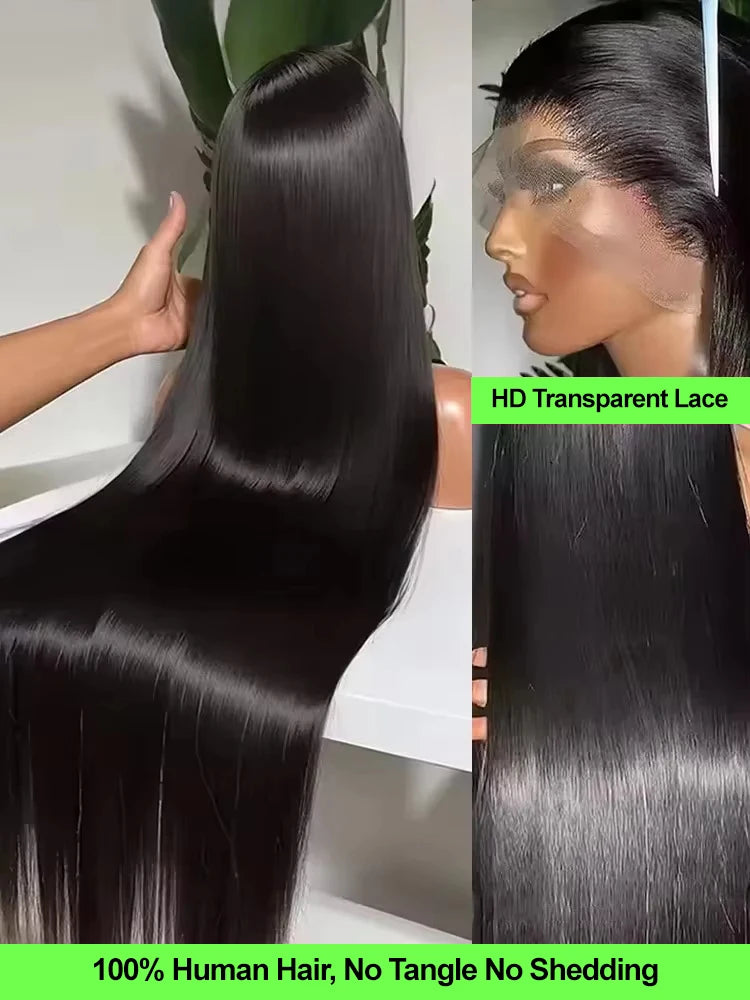 Perruque Lace Frontale Straight HD Glueless Cheveux Humains Brésiliens – CLEVI Paris