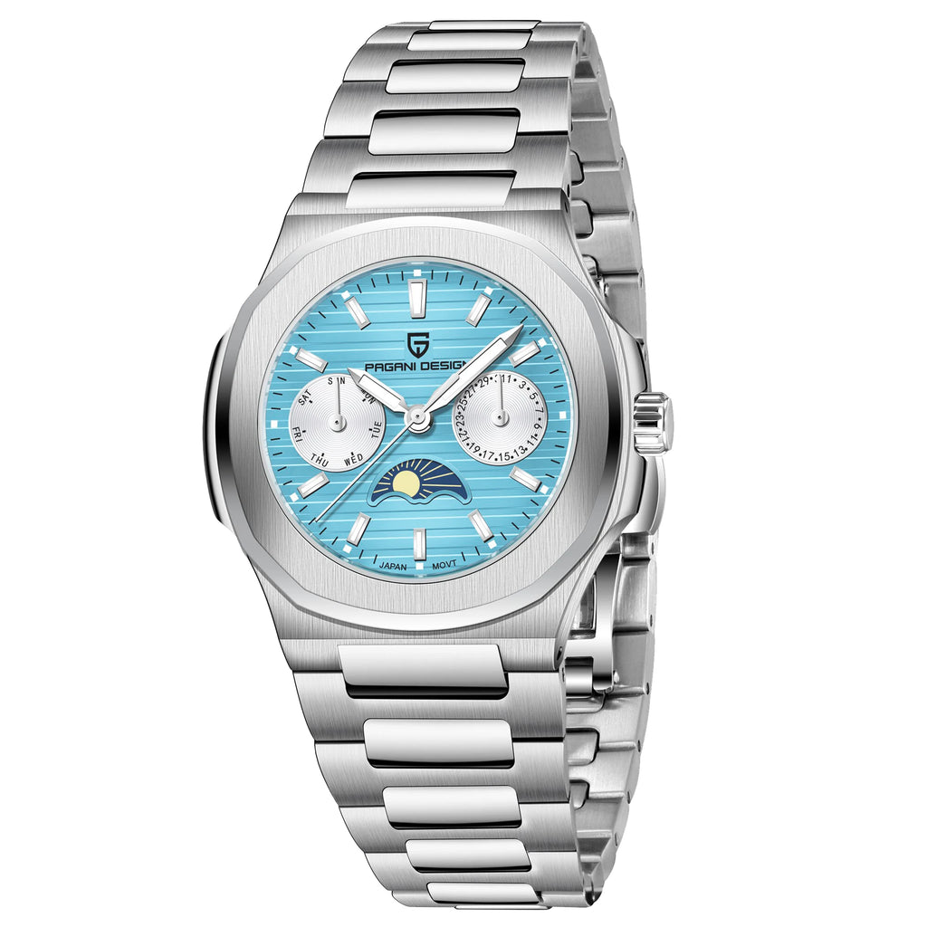 Montre Femme Pagani Design PD-1786 Quartz Phase de Lune Saphir 100m – CLEVI Paris