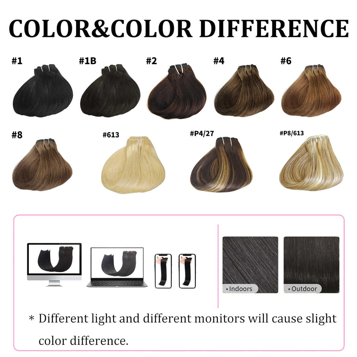 Extensions Clip-In Remy Straight 8 Pièces – CLEVI Paris