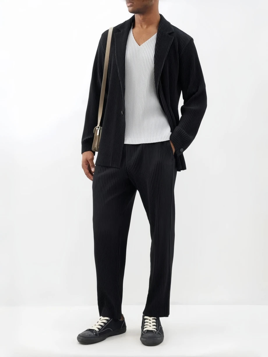 Veste ou pantalon homme plissé – CLEVI Paris