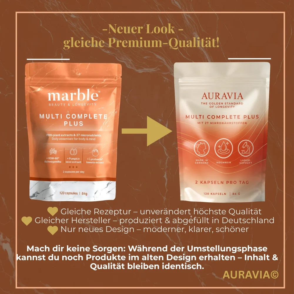 Multivitamines AURAVIA, 120 gélules – CLEVI Paris