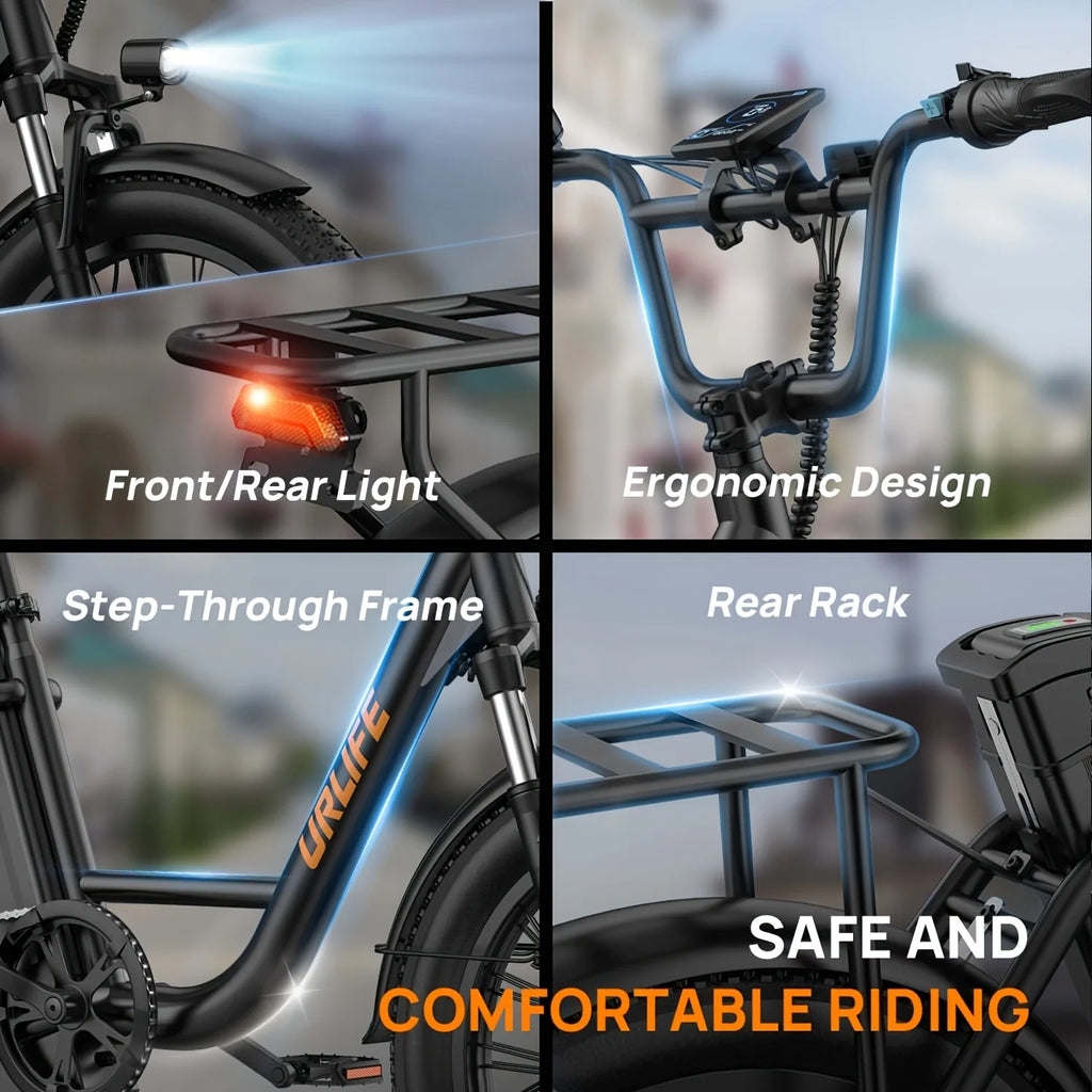 Vélo électrique URLIFE E20 20 pouces – CLEVI Paris