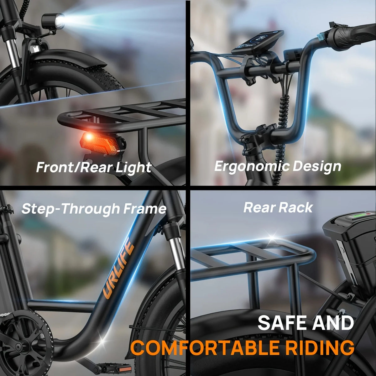 Vélo électrique URLIFE E20 20 pouces – CLEVI Paris