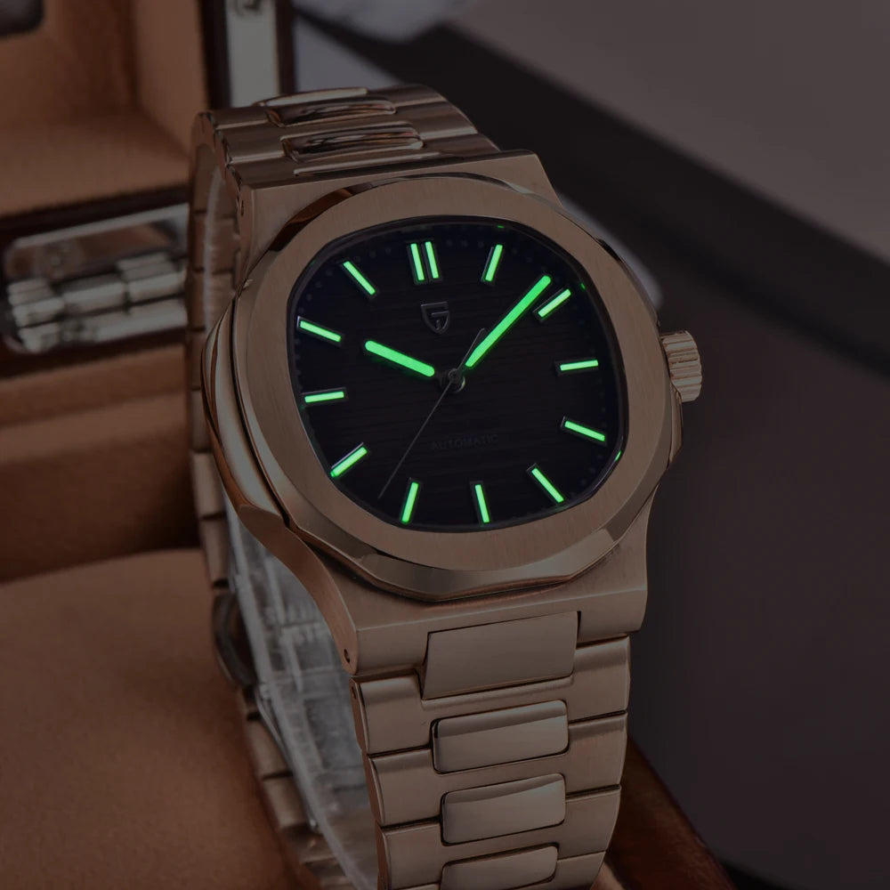 Montre Automatique Homme Pagani Design PD-1728 Or Rose Saphir – CLEVI Paris