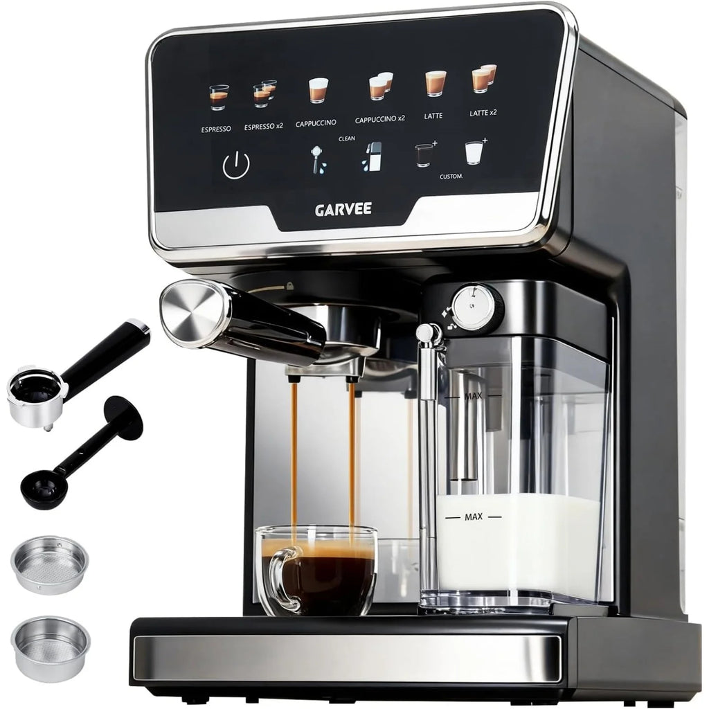 Machine expresso double chaudière 20 bars, mousseur – CLEVI Paris