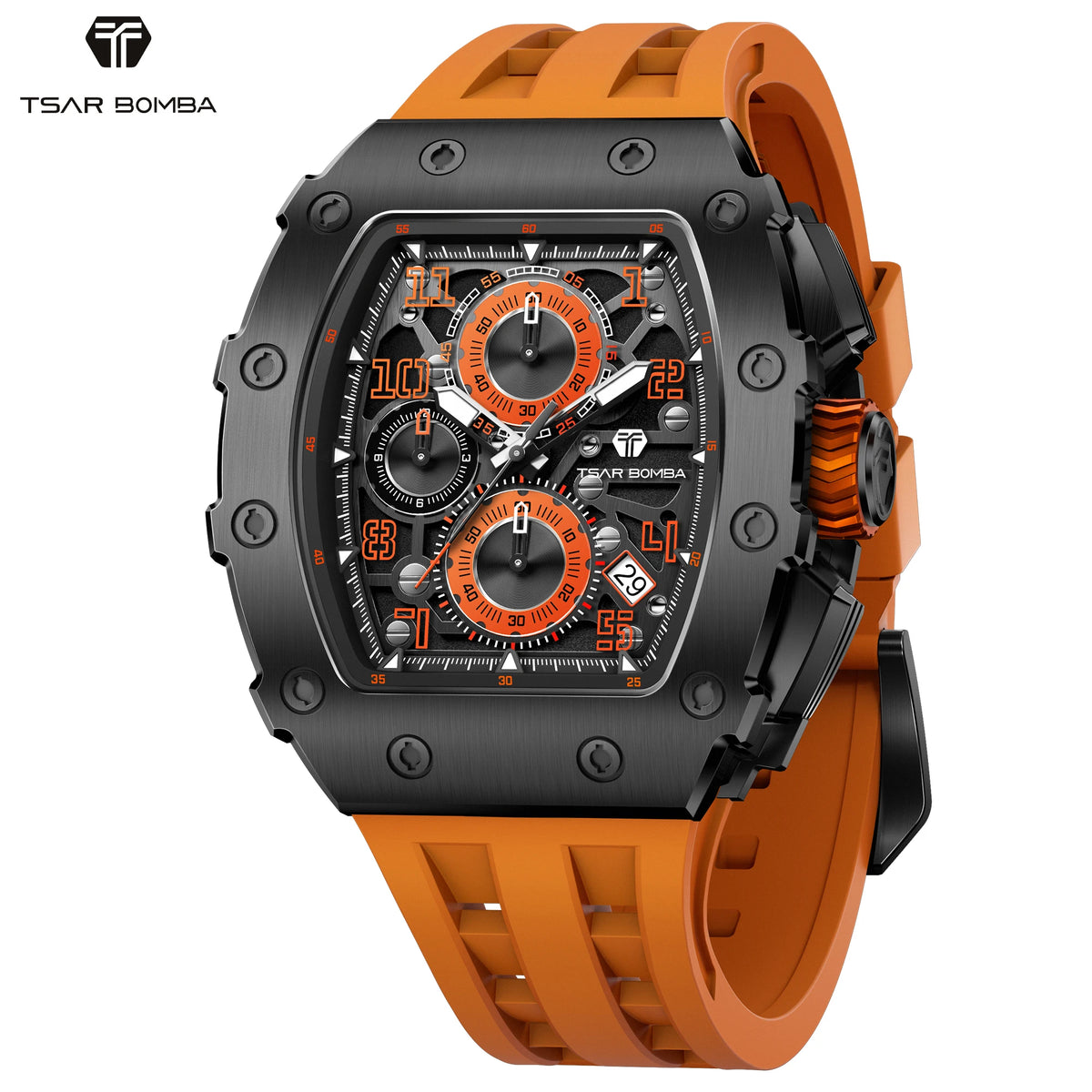 Montre chronographe TSAR BOMBA TB8204 – CLEVI Paris