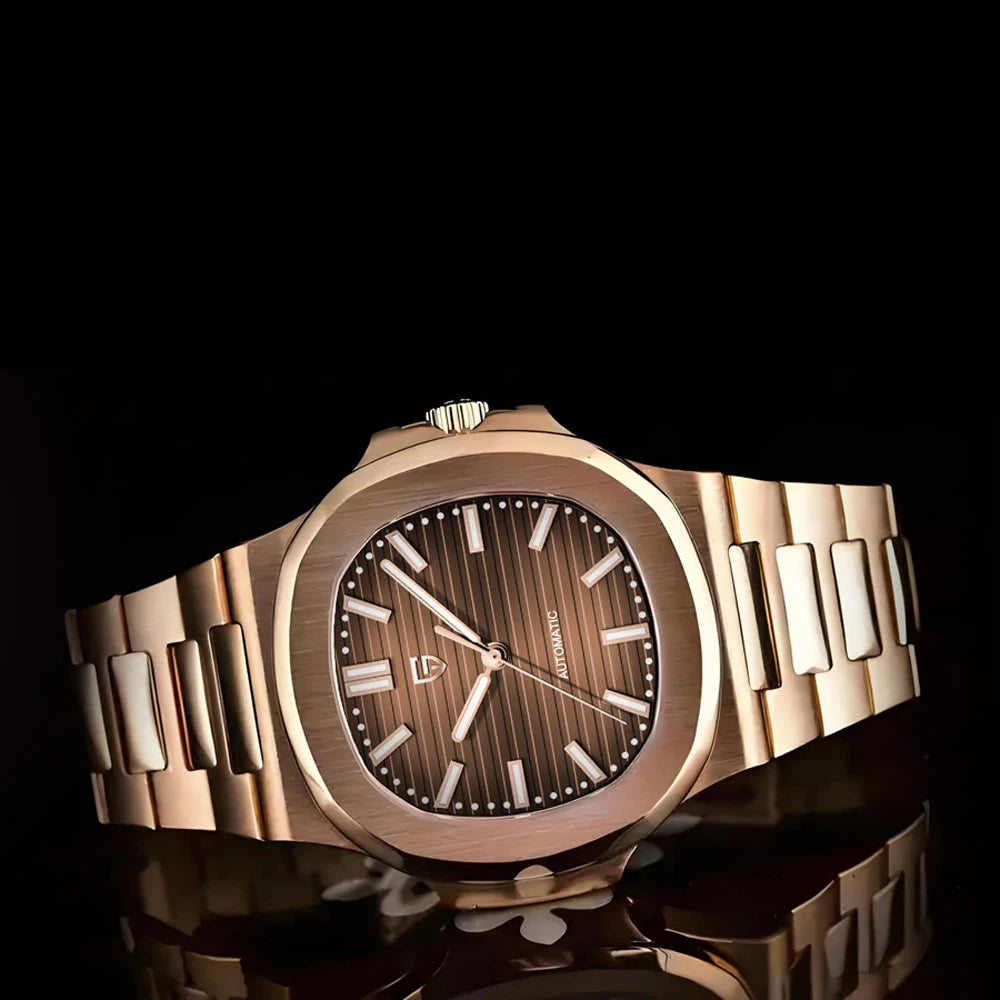 Montre Automatique Homme Pagani Design PD-1728 Or Rose Saphir – CLEVI Paris