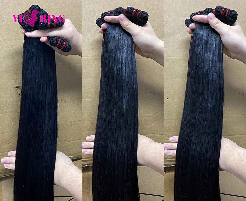 Extensions Cheveux Brésiliens Lisses Double Drawn 15A Virgin Remy Hair – CLEVI Paris