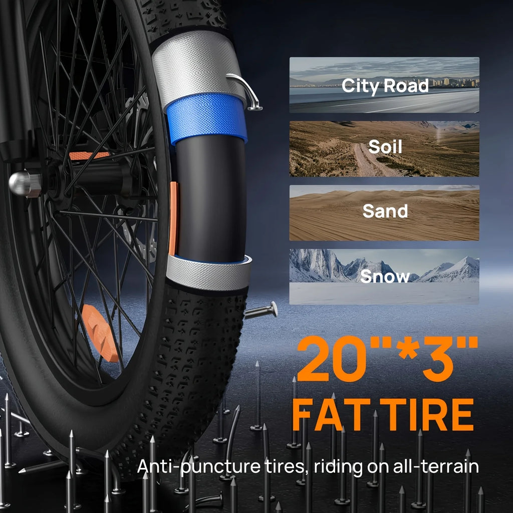 Vélo électrique URLIFE E20 20 pouces – CLEVI Paris