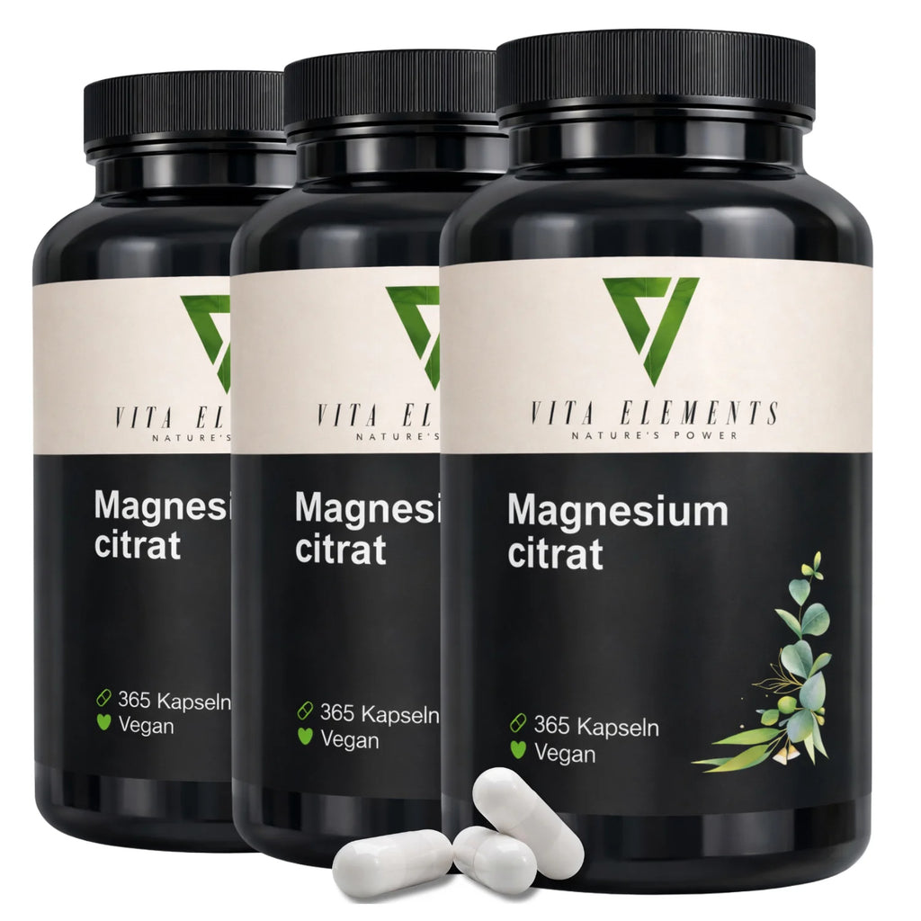 Citrate de magnésium, 365 gélules – CLEVI Paris