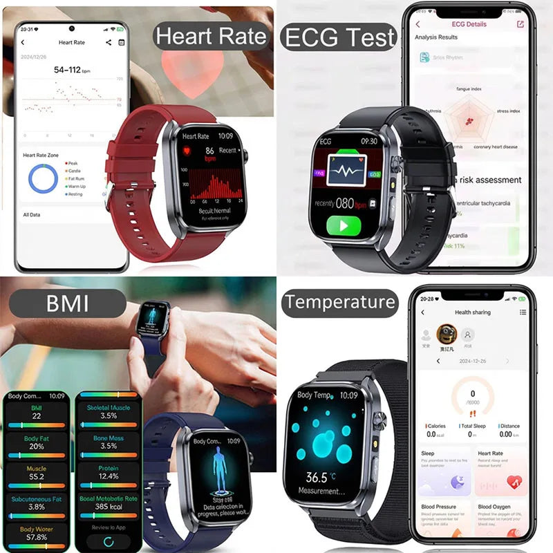 Montre connectée Erilles ET572 AMOLED – CLEVI Paris