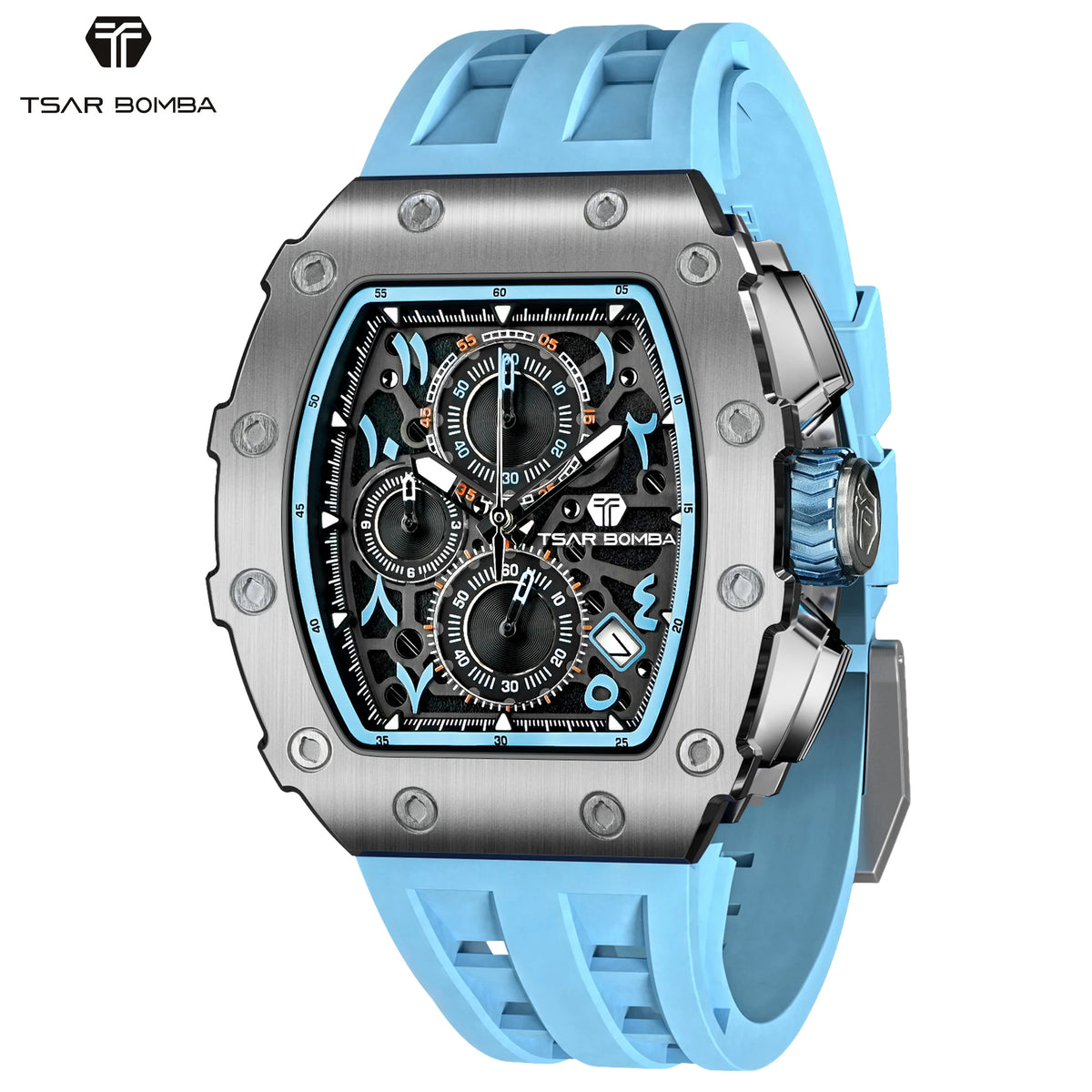 Montre chronographe TSAR BOMBA TB8204 – CLEVI Paris