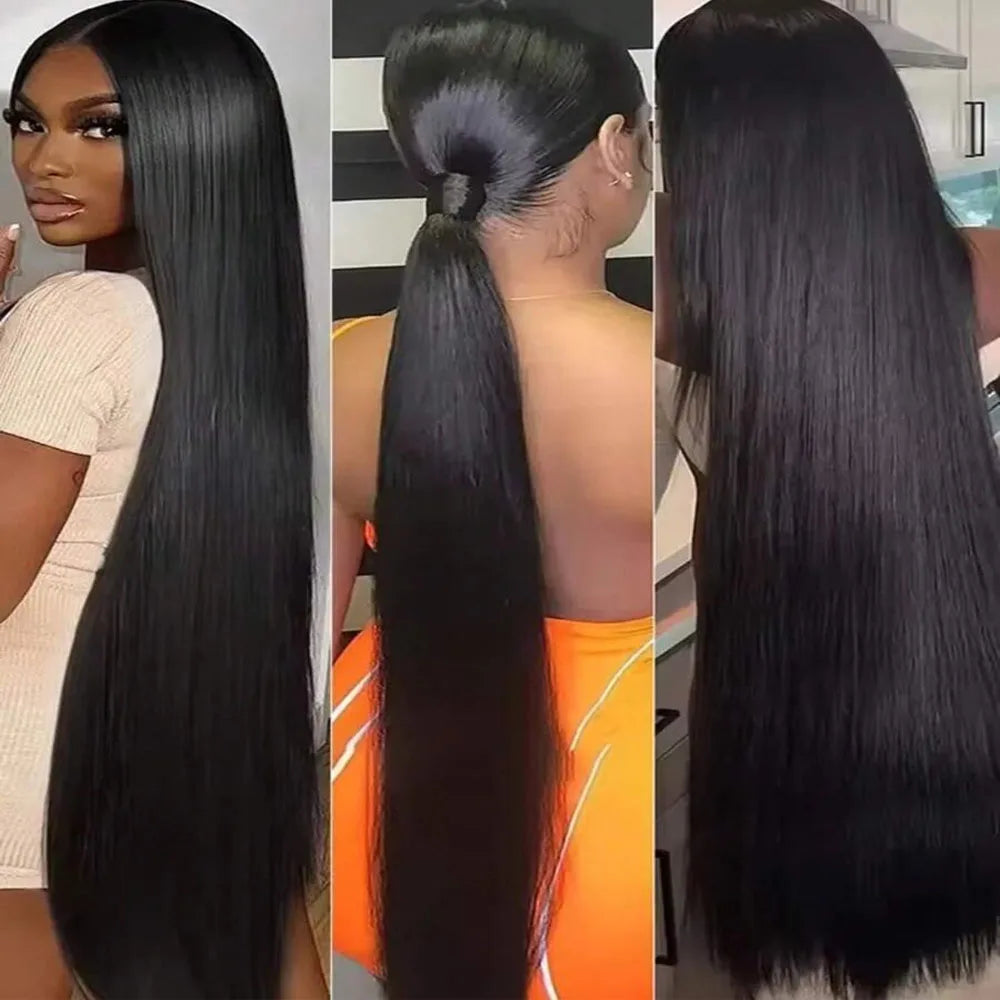 Mèches Bone Straight Cheveux Humains Péruviens Vierges Remy — Extensions Longues & Épaisses – CLEVI Paris