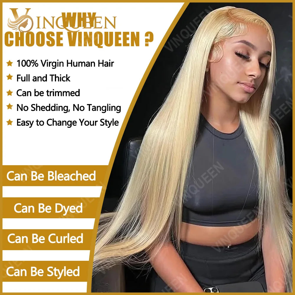 Mèches Lisses 613 Blonde 100% Cheveux Humains Remy Brazilian Hair – CLEVI Paris