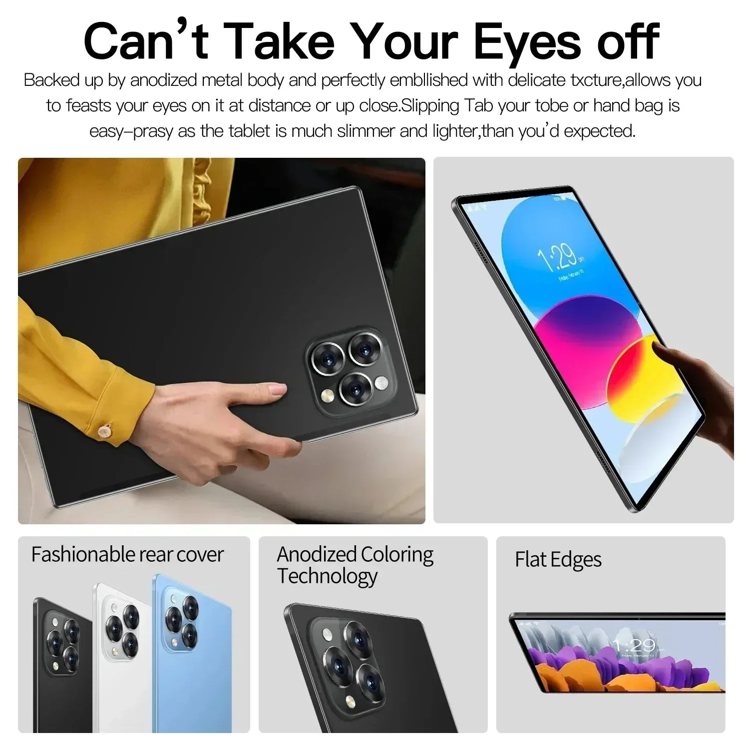 Tablette Pad 15 Pro Android 14 – 11" | Snapdragon 870 | 22Go+2To | 5G | 20000mAh
