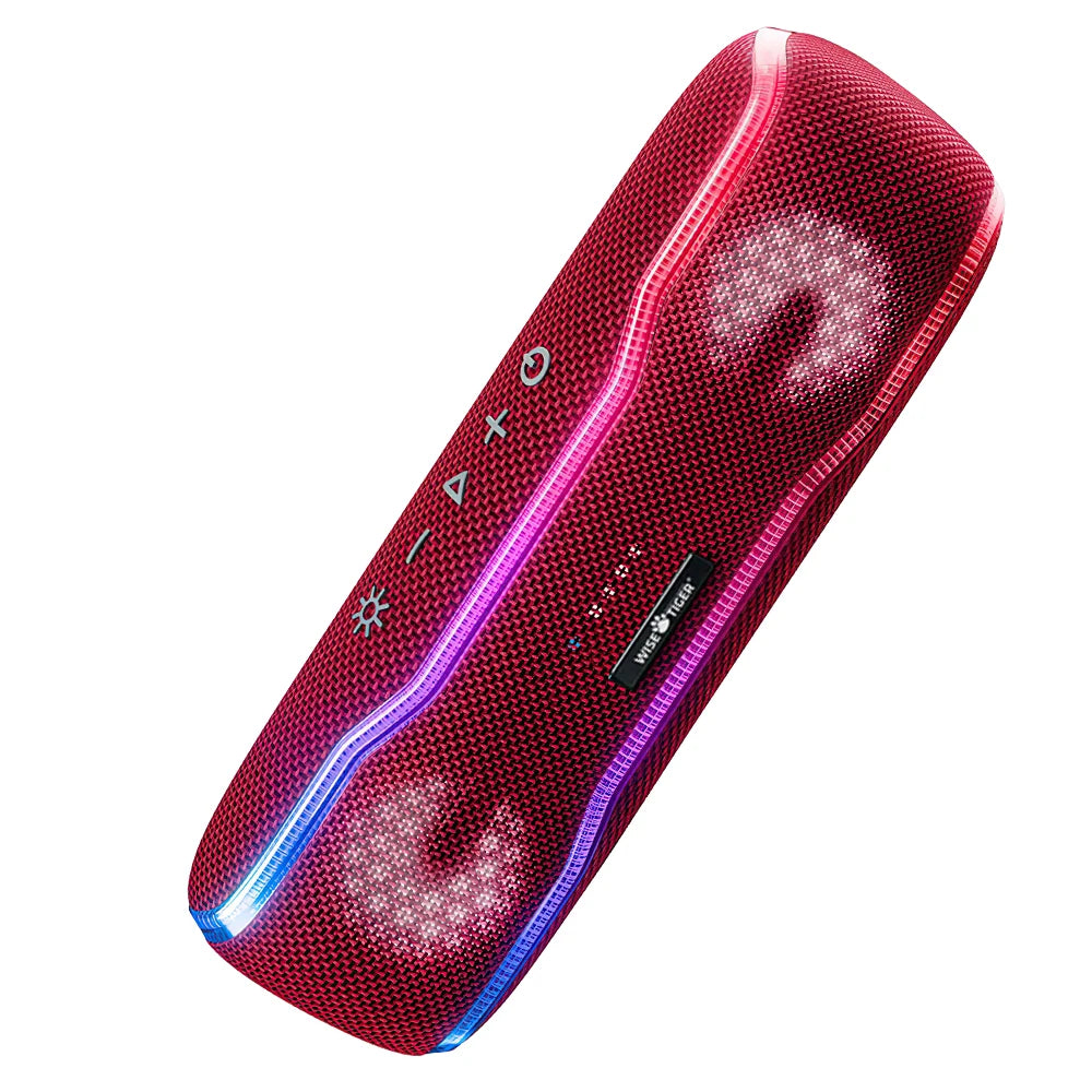 WISETIGER F10C Enceinte Bluetooth 25W IPX7 LED Sync 24h Outdoor – CLEVI Paris