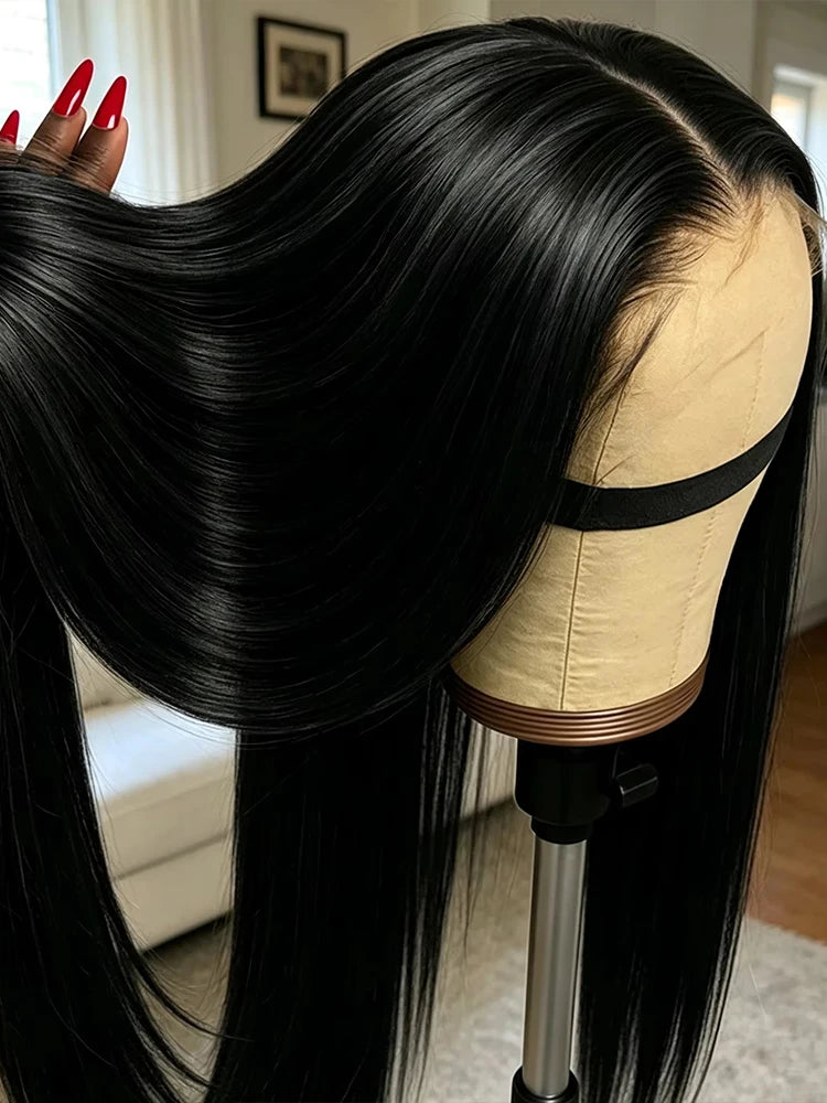 Perruque Lace Frontale Straight HD Glueless Cheveux Humains Brésiliens – CLEVI Paris