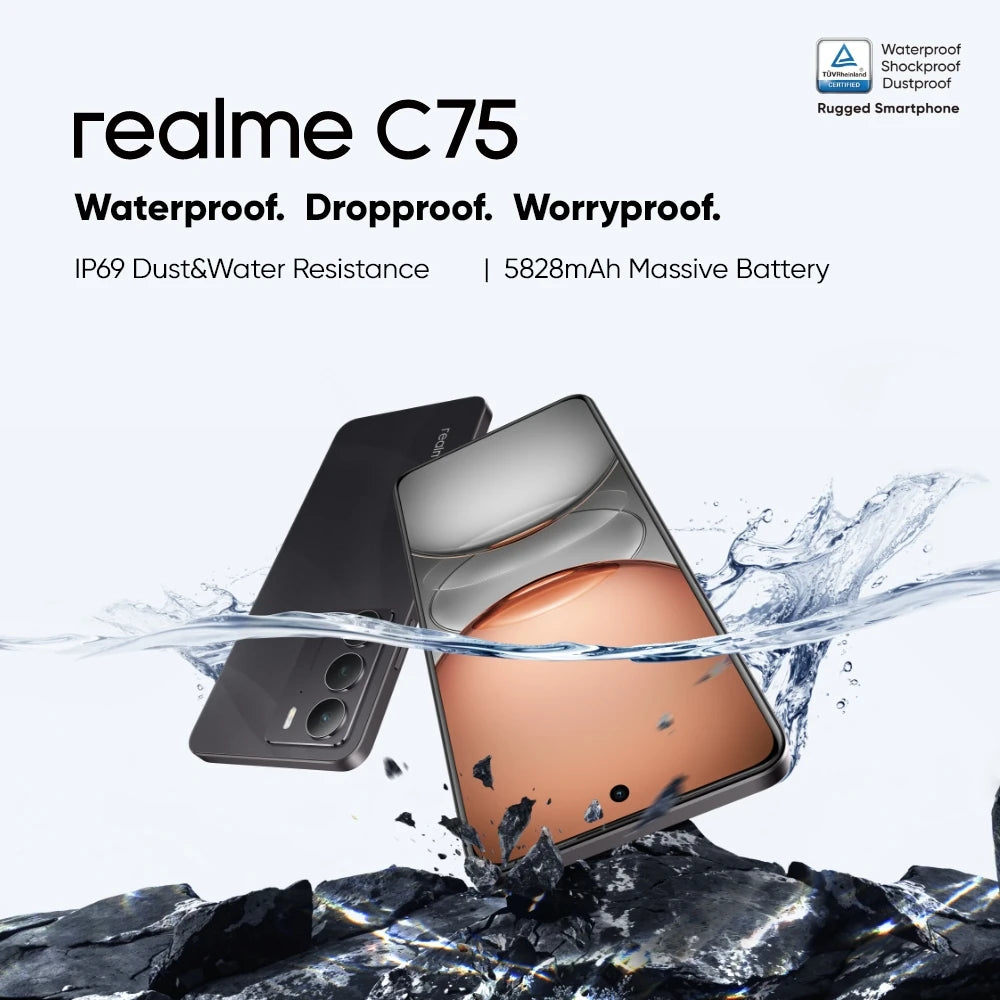 Smartphone realme C75 4G 256 Go – CLEVI Paris