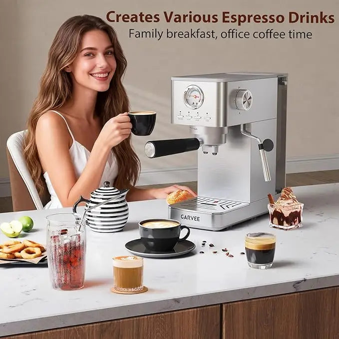 Machine à expresso HiMISS 20 bars – CLEVI Paris