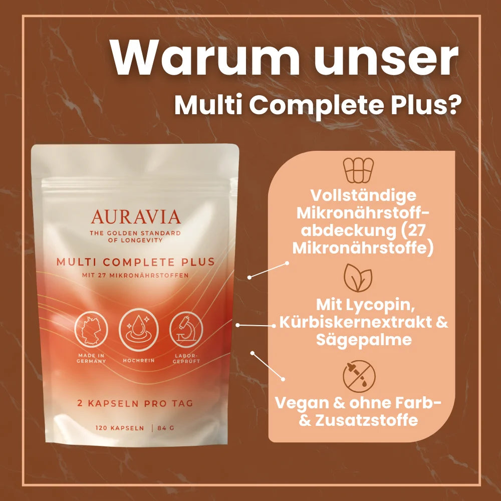 Multivitamines AURAVIA, 120 gélules – CLEVI Paris