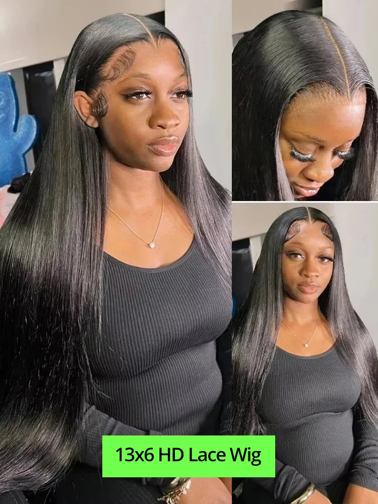 Perruque Lace Frontale Straight HD Glueless Cheveux Humains Brésiliens – CLEVI Paris