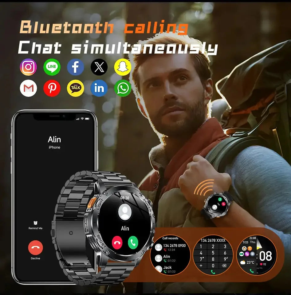 Montre GUHUAVMI AK87 AMOLED 1,7" IP68 170 Sports BT – CLEVI Paris