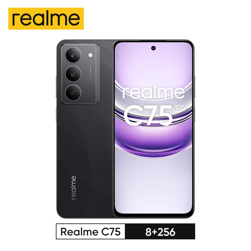 Smartphone realme C75 5G 256 Go – CLEVI Paris