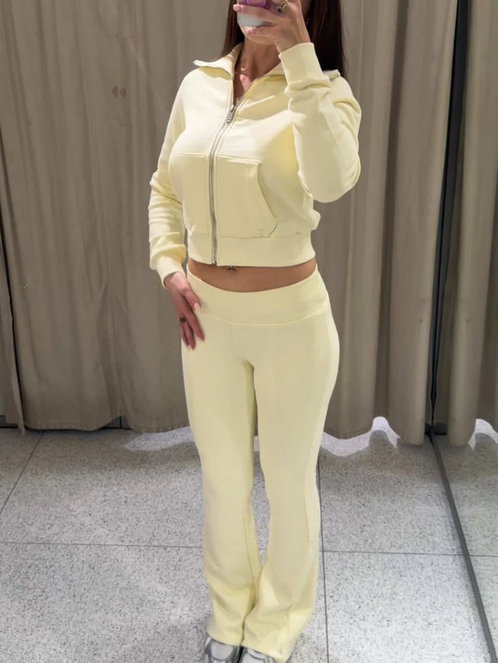 Haut court zippé ou pantalon femme – CLEVI Paris