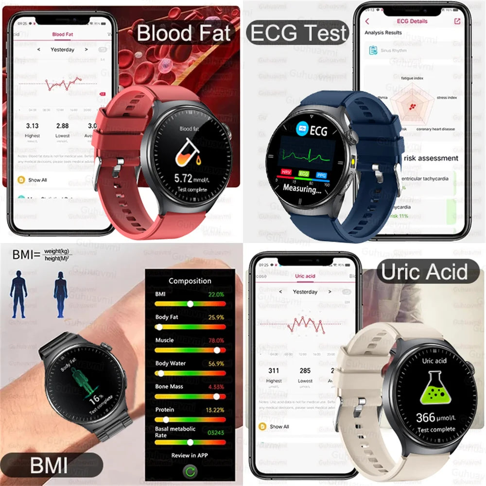 Montre GUHUAVMI AMOLED 1,43″ Bluetooth – CLEVI Paris