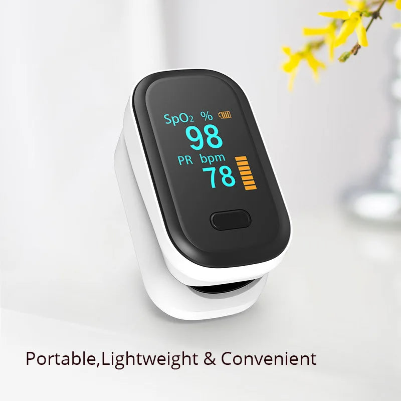 Oxyмètre Doigt SRHMX OLED SpO2 Pouls Adulte – CLEVI Paris