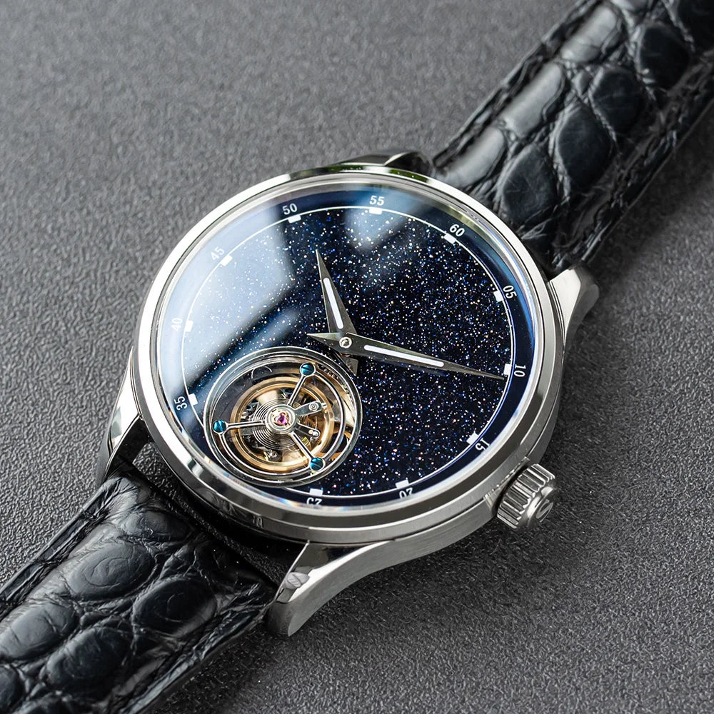 Montre Homme Tourbillon Manuel Édition Limitée Sugess S403C Seagull ST8230 – CLEVI Paris