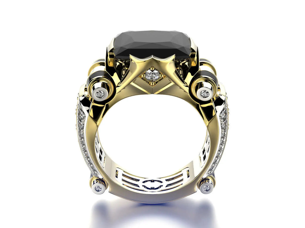 Bague Femme en Zircone Cubique, Dorée ou Noire – CLEVI Paris