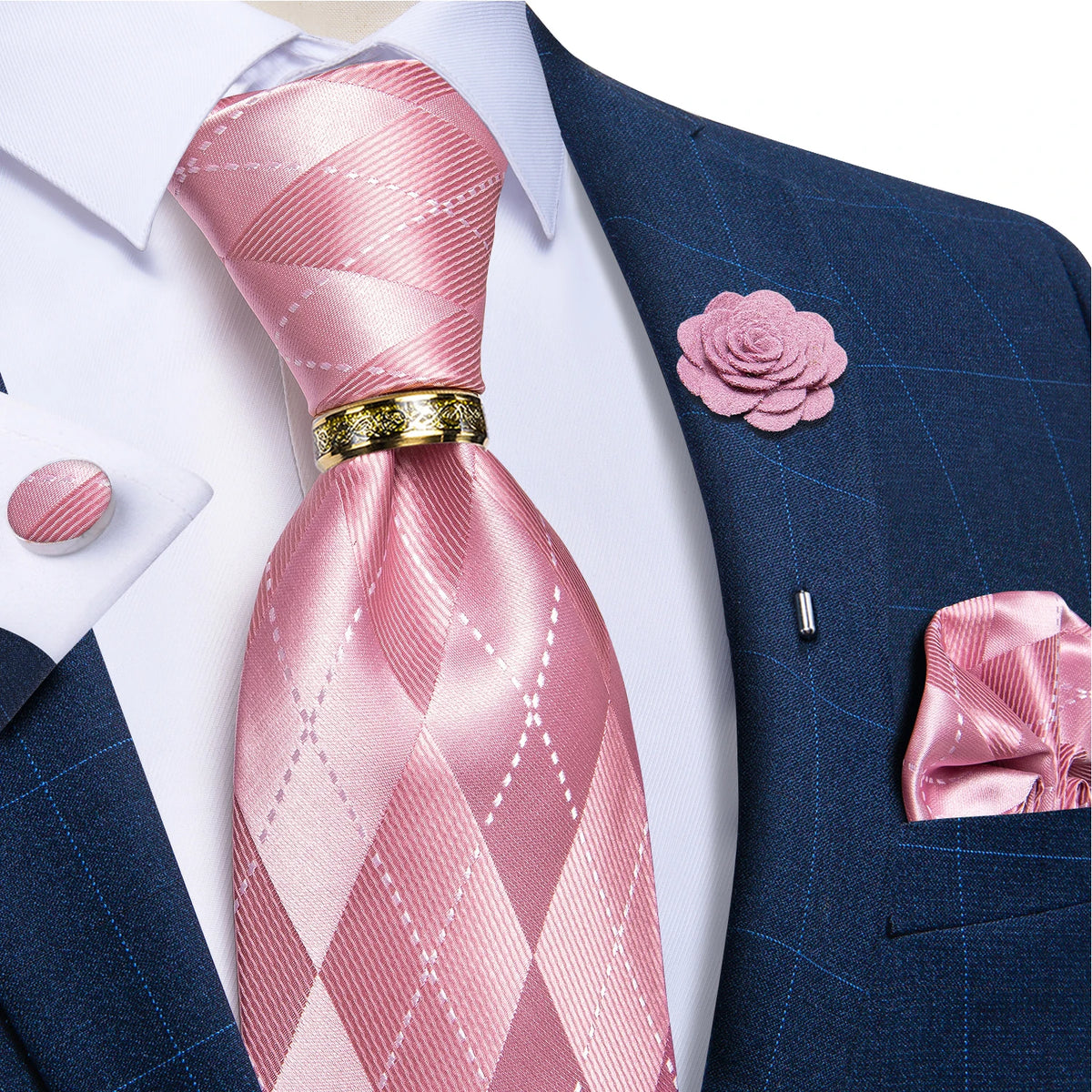 Coffret cravate homme, pochette et boutons – CLEVI Paris