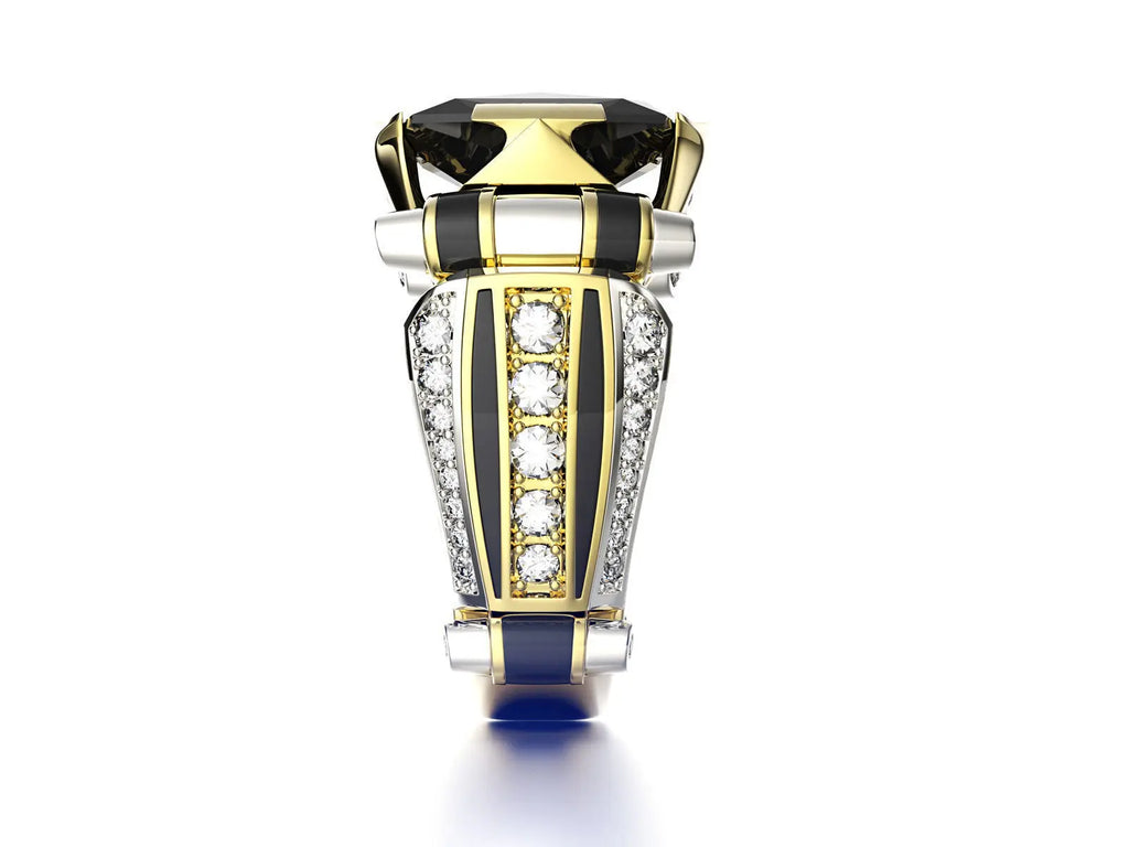 Bague Femme en Zircone Cubique, Dorée ou Noire – CLEVI Paris