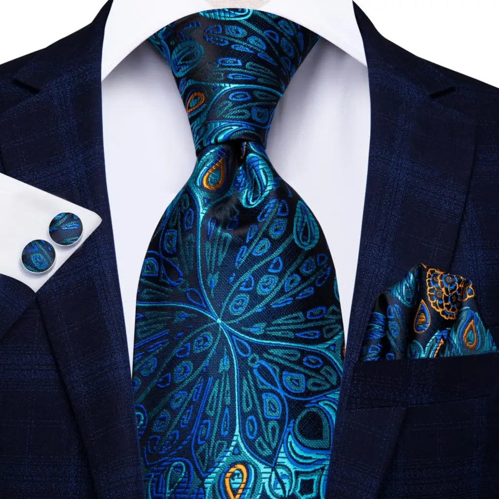 Ensemble cravate homme paisley – CLEVI Paris