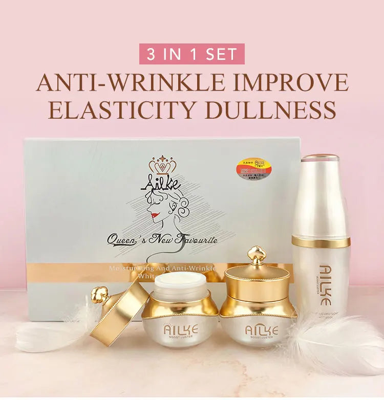 Gamme Soins Visage AILKE White Rose – Blanchissant, Anti-Taches & Anti-Rides – CLEVI Paris