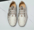 Sneakers basses homme grises – CLEVI Paris