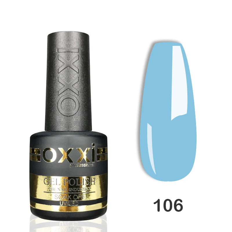 Vernis Gel Semi-Permanent OXXI 8ml – 60 Teintes UV/LED Longue Durée Nail Art Manucure – CLEVI Paris