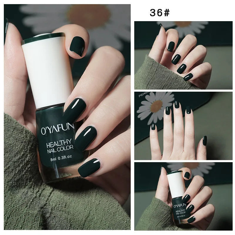 Vernis à Ongles Séchage Rapide Sans UV – Glitter, Matte & Paillettes 40 Couleurs – CLEVI Paris