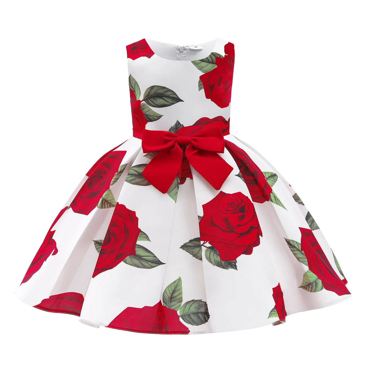 Robe cérémonie fille à motifs floraux – CLEVI Paris