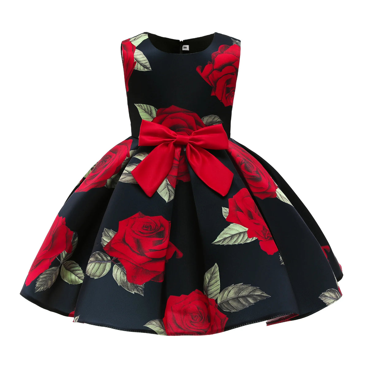 Robe cérémonie fille à motifs floraux – CLEVI Paris