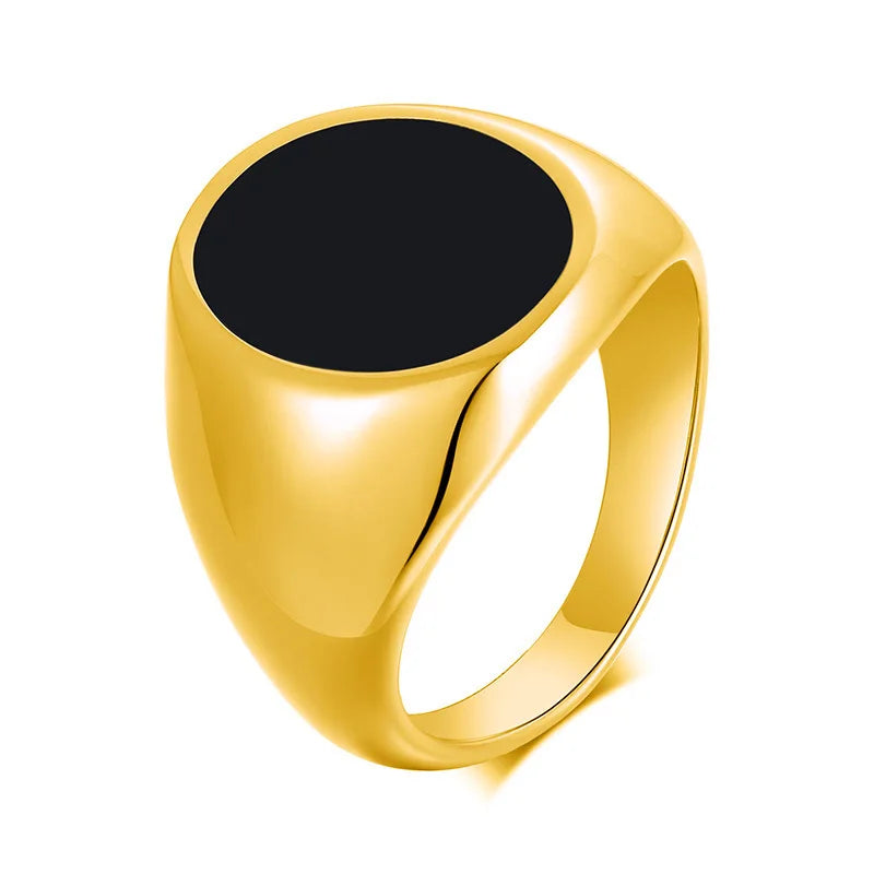 Bague homme carrée en acier et zirconium – CLEVI Paris