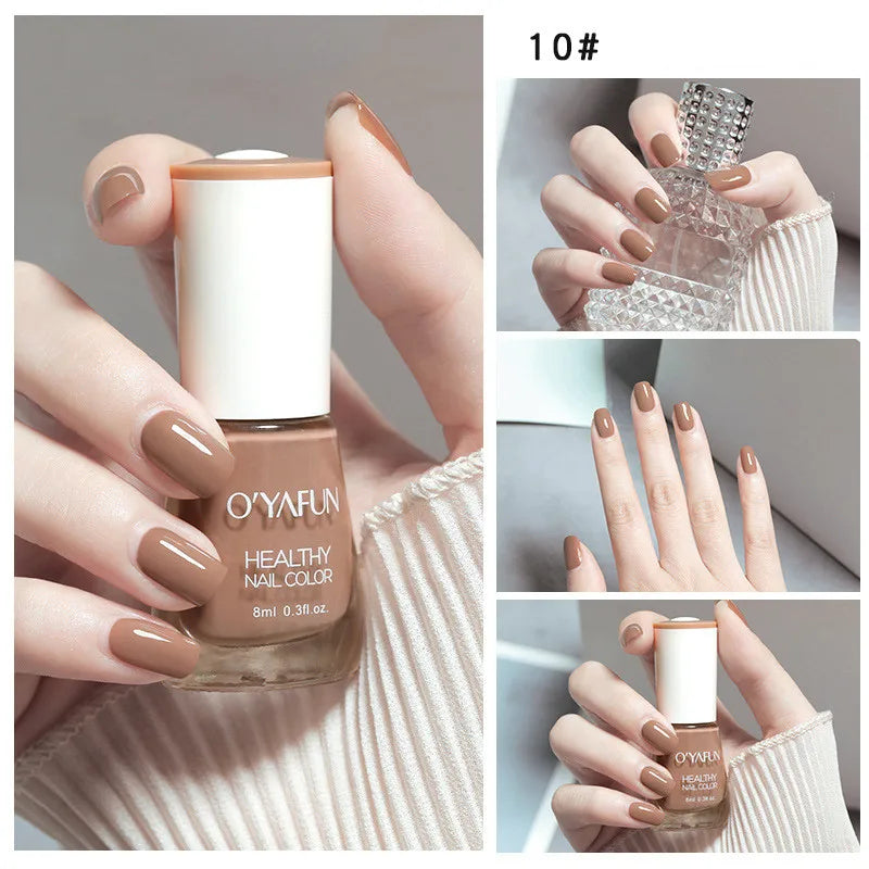Vernis à Ongles Séchage Rapide Sans UV – Glitter, Matte & Paillettes 40 Couleurs – CLEVI Paris